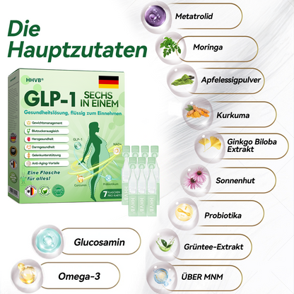 𝐎𝐟𝐟𝐢𝐳𝐢𝐞𝐥𝐥𝐞𝐫 𝐒𝐭𝐨𝐫𝐞 | 𝐇𝐇𝐕𝐁® 🌟𝐆𝐋𝐏-𝟏 𝐒𝐈𝐗 𝐈𝐍-𝐎𝐍𝐄 𝐇𝐞𝐚𝐥𝐭𝐡 𝐒𝐨𝐥𝐮𝐭𝐢𝐨𝐧 𝐎𝐫𝐚𝐥 𝐋𝐢𝐪𝐮𝐢𝐝 (𝐍𝐮𝐫 𝐞𝐢𝐧𝐞 𝐃𝐨𝐬𝐢𝐬 𝐩𝐫𝐨 𝐓𝐚𝐠, 𝐬𝐢𝐜𝐡𝐭𝐛𝐚𝐫𝐞 𝐕𝐞𝐫ä𝐧𝐝𝐞𝐫𝐮𝐧𝐠𝐞𝐧 𝐢𝐧 𝟕 𝐓𝐚𝐠𝐞𝐧) 👍 𝐅ü𝐫 𝐅𝐞𝐭𝐭𝐥𝐞𝐢𝐛𝐢𝐠𝐤𝐞𝐢𝐭, 𝐤𝐚𝐫𝐝𝐢𝐨𝐯𝐚𝐬𝐤𝐮𝐥ä𝐫𝐞 𝐆𝐞𝐬𝐮𝐧𝐝𝐡𝐞𝐢𝐭, 𝐃𝐢𝐚𝐛𝐞𝐭𝐞𝐬, 𝐒𝐜𝐡𝐥𝐚𝐟𝐚𝐩𝐧𝐨𝐞, 𝐆𝐞𝐥𝐞𝐧𝐤𝐩𝐫𝐨𝐛𝐥𝐞𝐦𝐞 𝐮𝐧𝐝 𝐦𝐞𝐡𝐫🌟